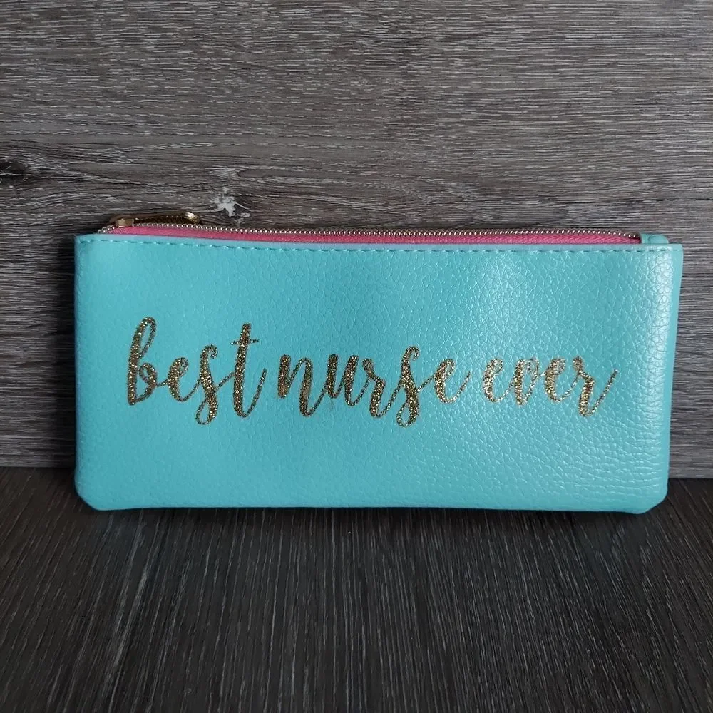 Best Nurse Ever Blue Pouch Pencil Case